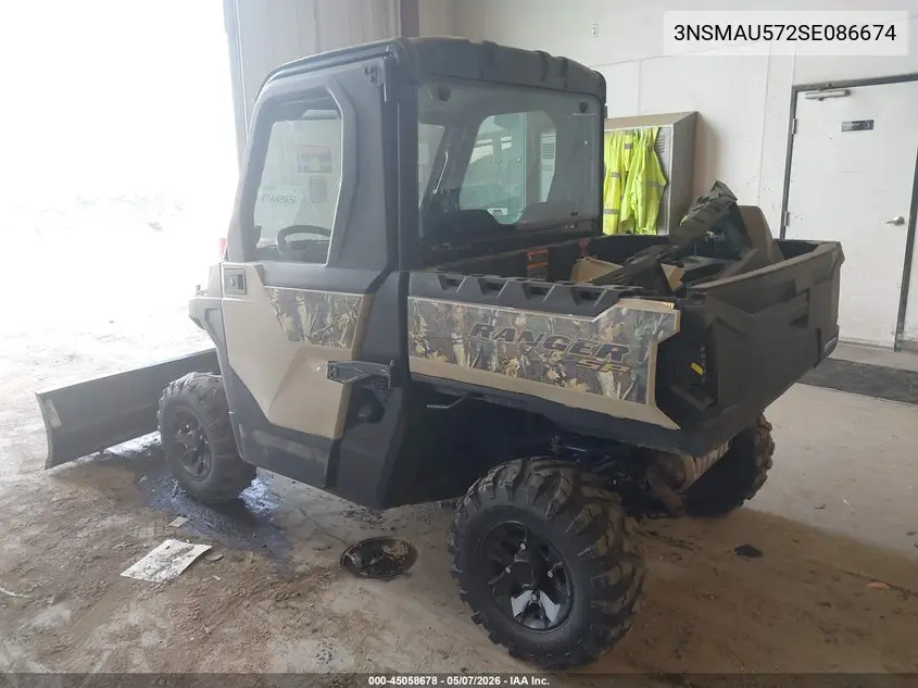 2025 Polaris Ranger Sp 570 Northstar Edition VIN: 3NSMAU572SE086674 Lot: 45058678