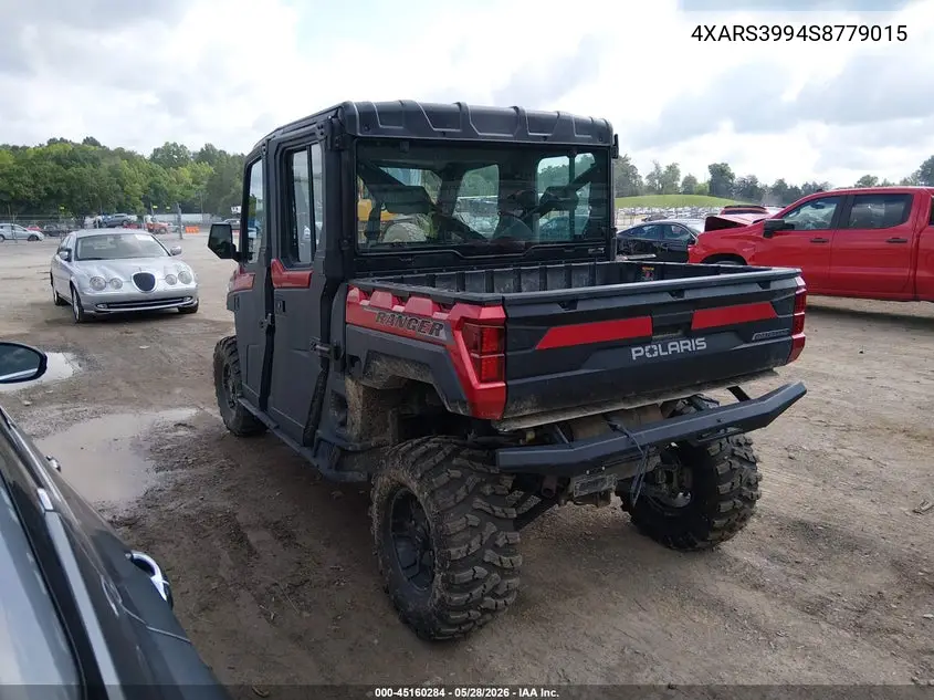 2025 Polaris Ranger Crew Xp 1000 Northstar Edition VIN: 4XARS3994S8779015 Lot: 45160284
