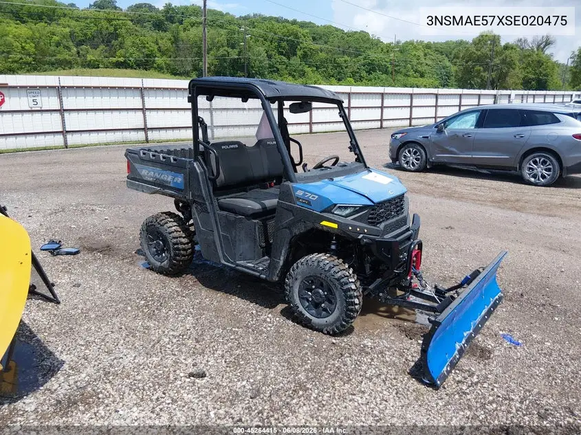 2025 Polaris Ranger Sp 570 Premium VIN: 3NSMAE57XSE020475 Lot: 45264415