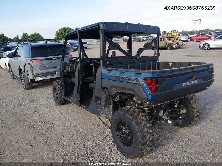 2025 Polaris Ranger Crew Xp 1000 Premium VIN: 4XARSE996S8765239 Lot: 45296296