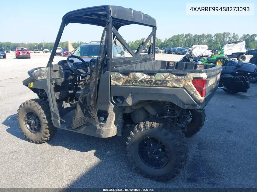 2025 Polaris Ranger Xp 1000 Premium VIN: 4XARRE994S8273093 Lot: 45370345