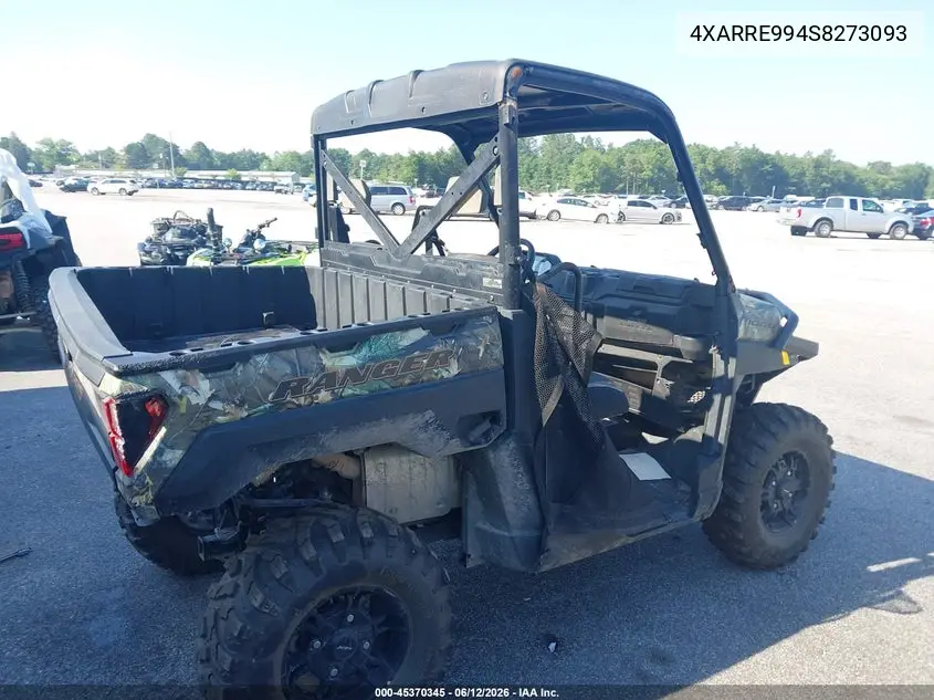 2025 Polaris Ranger Xp 1000 Premium VIN: 4XARRE994S8273093 Lot: 45370345