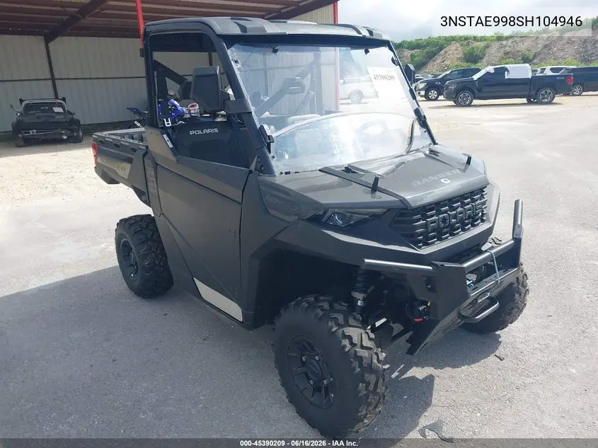 2025 Polaris Ranger 1000 Eps/1000 Premium VIN: 3NSTAE998SH104946 Lot: 45390209