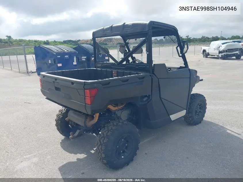 2025 Polaris Ranger 1000 Eps/1000 Premium VIN: 3NSTAE998SH104946 Lot: 45390209