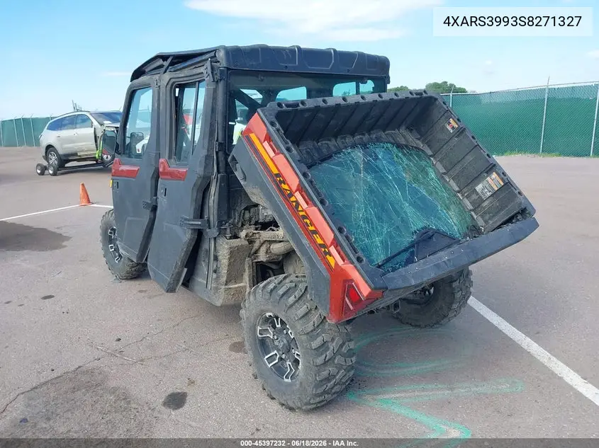 2025 Polaris Ranger Crew Xp 1000 Northstar Edition VIN: 4XARS3993S8271327 Lot: 45397232