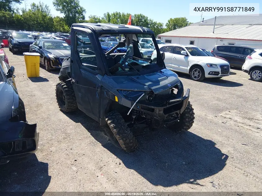 2025 Polaris Ranger Xp 1000 Northstar Ultimate VIN: 4XARRY991S8771849 Lot: 45409286