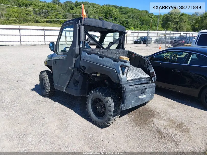 2025 Polaris Ranger Xp 1000 Northstar Ultimate VIN: 4XARRY991S8771849 Lot: 45409286