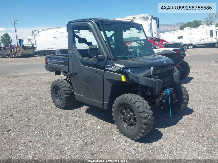 2025 Polaris Ranger Xp 1000 Northstar Premium VIN: 4XARRU992S8755586 Lot: 45580726