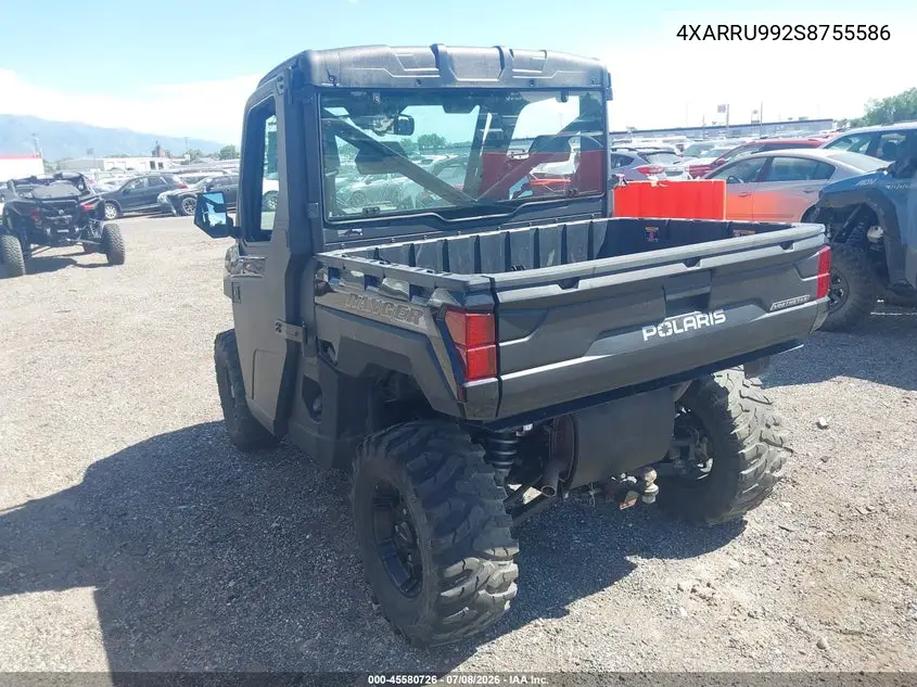 2025 Polaris Ranger Xp 1000 Northstar Premium VIN: 4XARRU992S8755586 Lot: 45580726