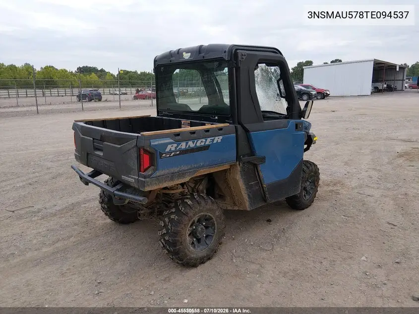 2026 Polaris Ranger Sp 570 Northstar Edition VIN: 3NSMAU578TE094537 Lot: 45530558