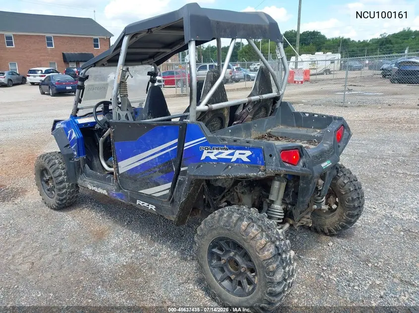 2011 Polaris Rzr VIN: NCU100161 Lot: 45637435