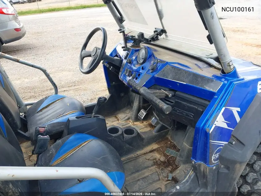 2011 Polaris Rzr VIN: NCU100161 Lot: 45637435