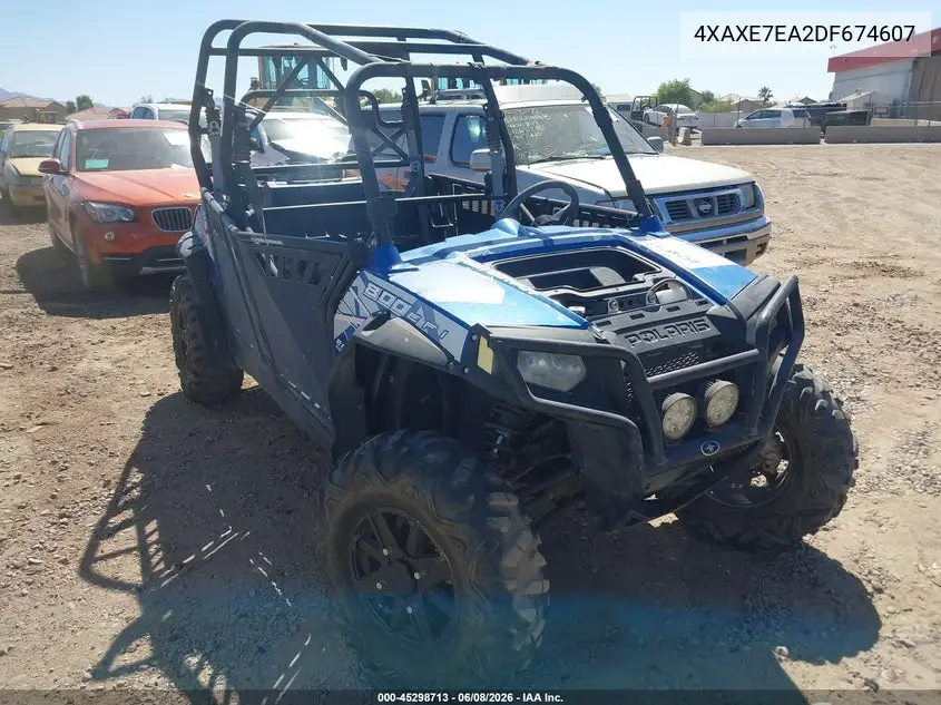 2013 Polaris Rzr 4 800 Eps VIN: 4XAXE7EA2DF674607 Lot: 45298713