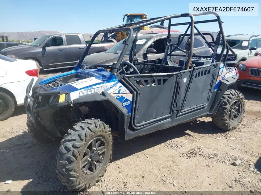 2013 Polaris Rzr 4 800 Eps VIN: 4XAXE7EA2DF674607 Lot: 45298713