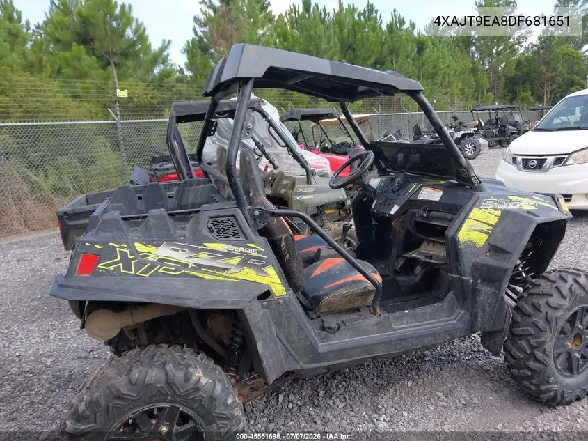 2013 Polaris Rzr 900 Xp Eps VIN: 4XAJT9EA8DF681651 Lot: 45551698
