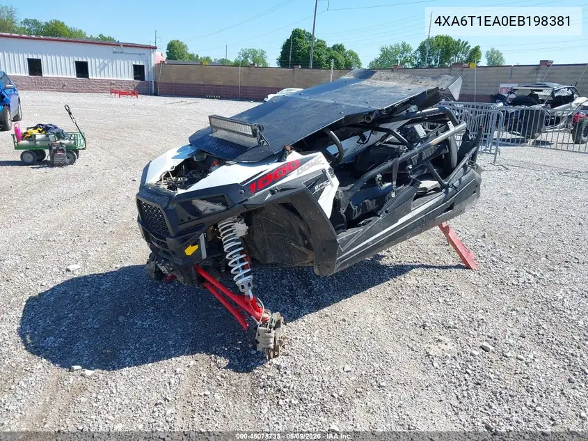 2014 Polaris Rzr 4 1000 Xp VIN: 4XA6T1EA0EB198381 Lot: 45078733