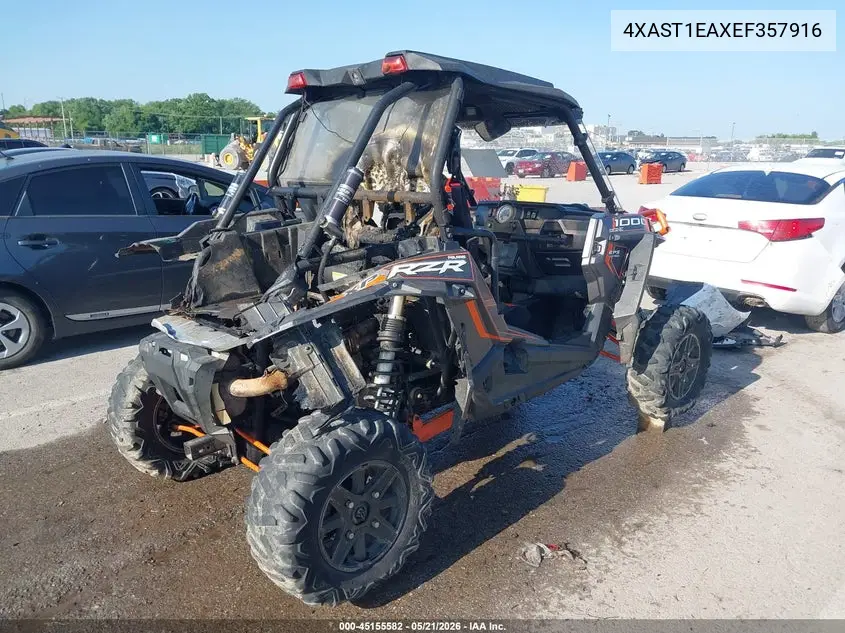 2014 Polaris Rzr 1000 Xp Eps VIN: 4XAST1EAXEF357916 Lot: 45155582