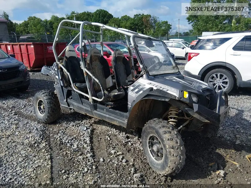 2014 Polaris Rzr 4 800 Eps VIN: 3NSXE7EA2EF375387 Lot: 45358068