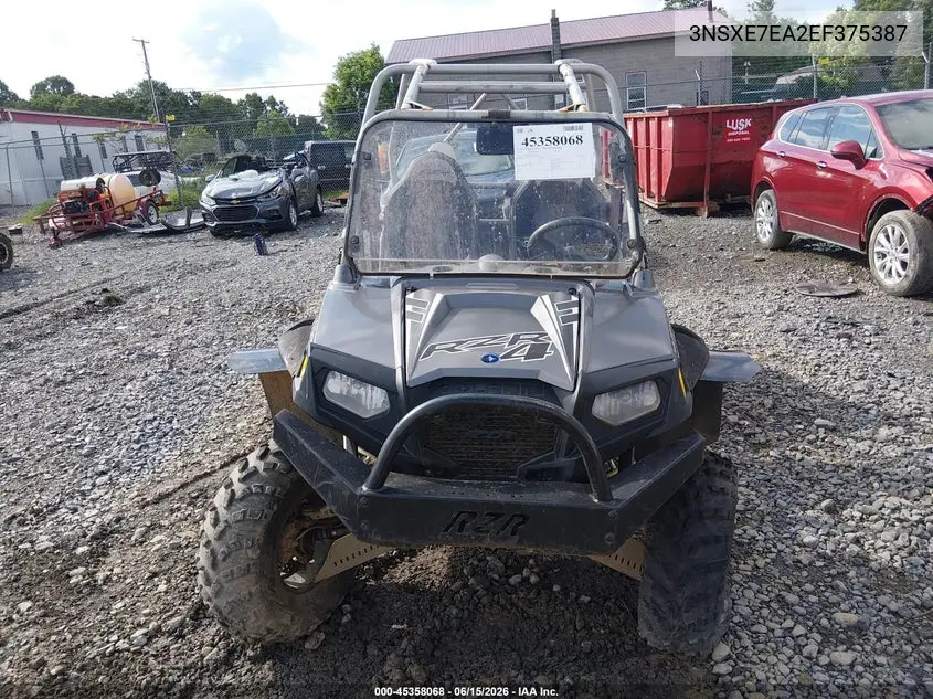 2014 Polaris Rzr 4 800 Eps VIN: 3NSXE7EA2EF375387 Lot: 45358068