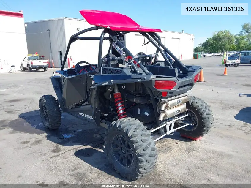 2014 Polaris Rzr 1000 Xp Eps VIN: 4XAST1EA9EF361326 Lot: 45442332