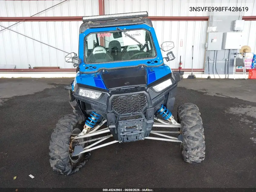 2015 Polaris Rzr Xp 4 1000 Eps VIN: 3NSVFE998FF428619 Lot: 45242903
