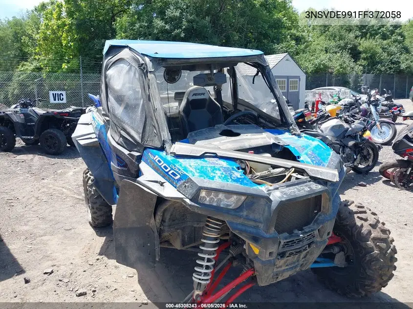 2015 Polaris Rzr Xp 1000 Eps VIN: 3NSVDE991FF372058 Lot: 45308243