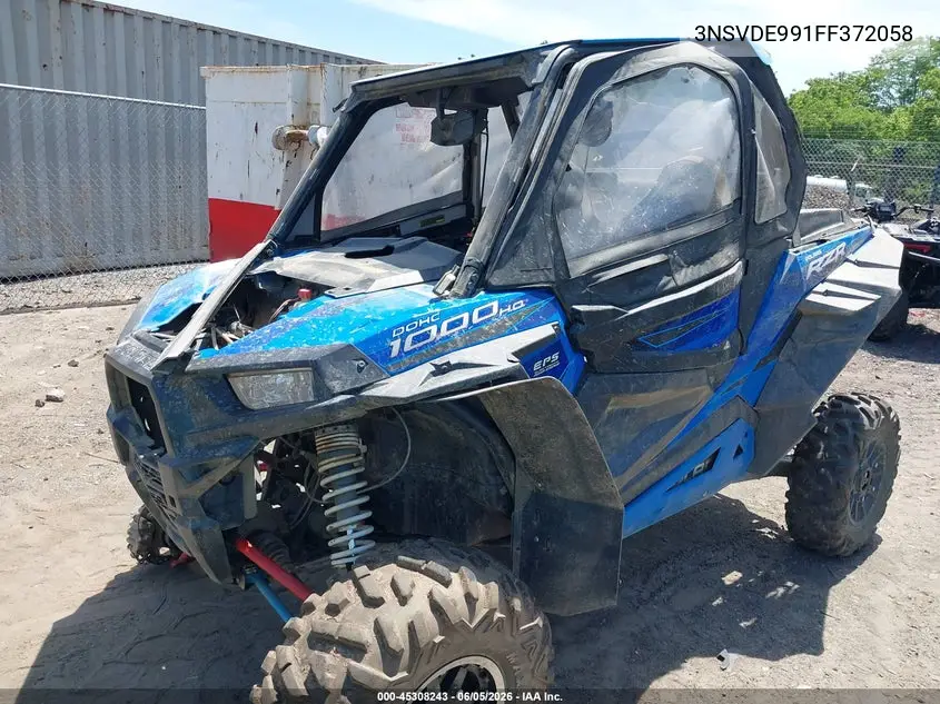 2015 Polaris Rzr Xp 1000 Eps VIN: 3NSVDE991FF372058 Lot: 45308243