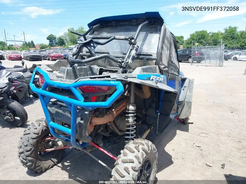 2015 Polaris Rzr Xp 1000 Eps VIN: 3NSVDE991FF372058 Lot: 45308243