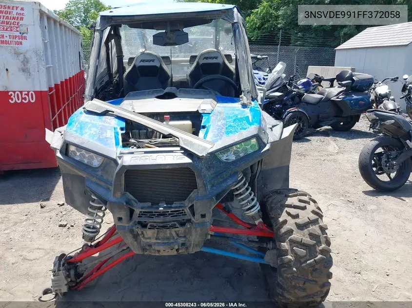 2015 Polaris Rzr Xp 1000 Eps VIN: 3NSVDE991FF372058 Lot: 45308243