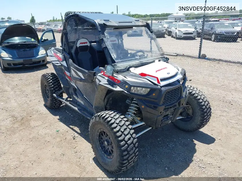 2016 Polaris Rzr Xp Turbo Eps VIN: 3NSVDE920GF452844 Lot: 45264847