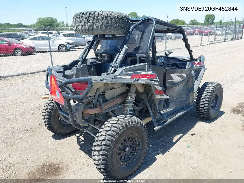 2016 Polaris Rzr Xp Turbo Eps VIN: 3NSVDE920GF452844 Lot: 45264847