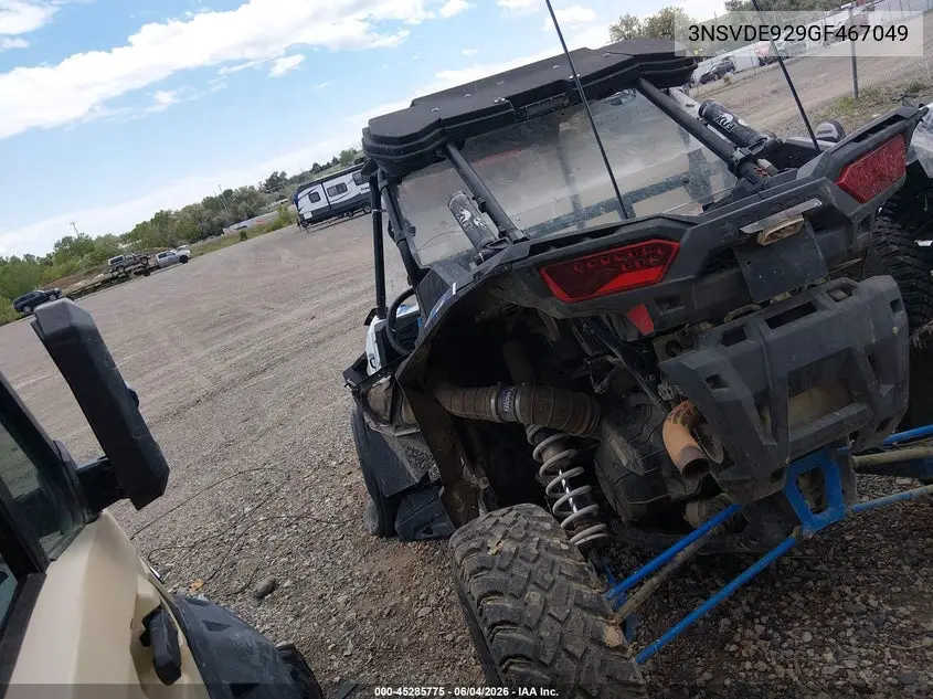 2016 Polaris Rzr Xp Turbo Eps VIN: 3NSVDE929GF467049 Lot: 45285775