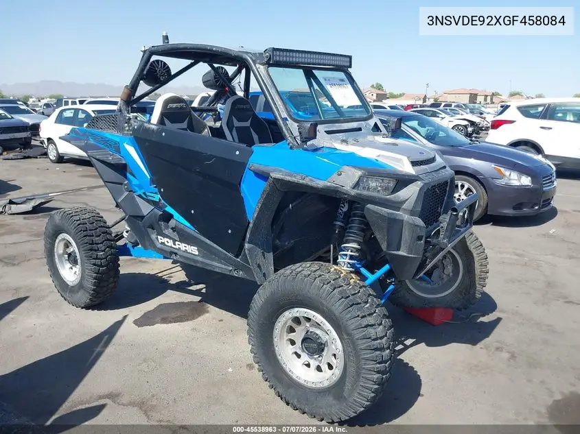 2016 Polaris Rzr Xp Turbo Eps VIN: 3NSVDE92XGF458084 Lot: 45538963