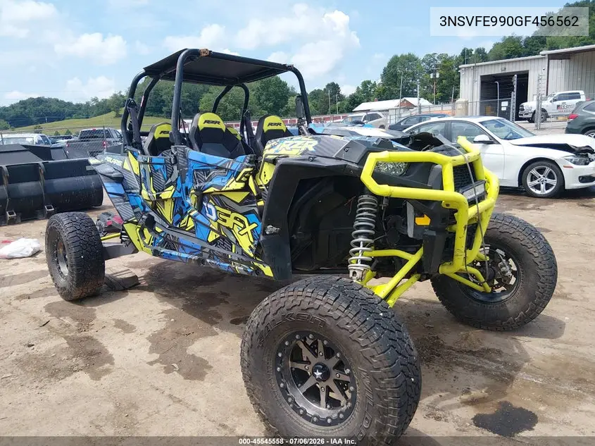 2016 Polaris Rzr Xp 4 1000 Eps VIN: 3NSVFE990GF456562 Lot: 45545558