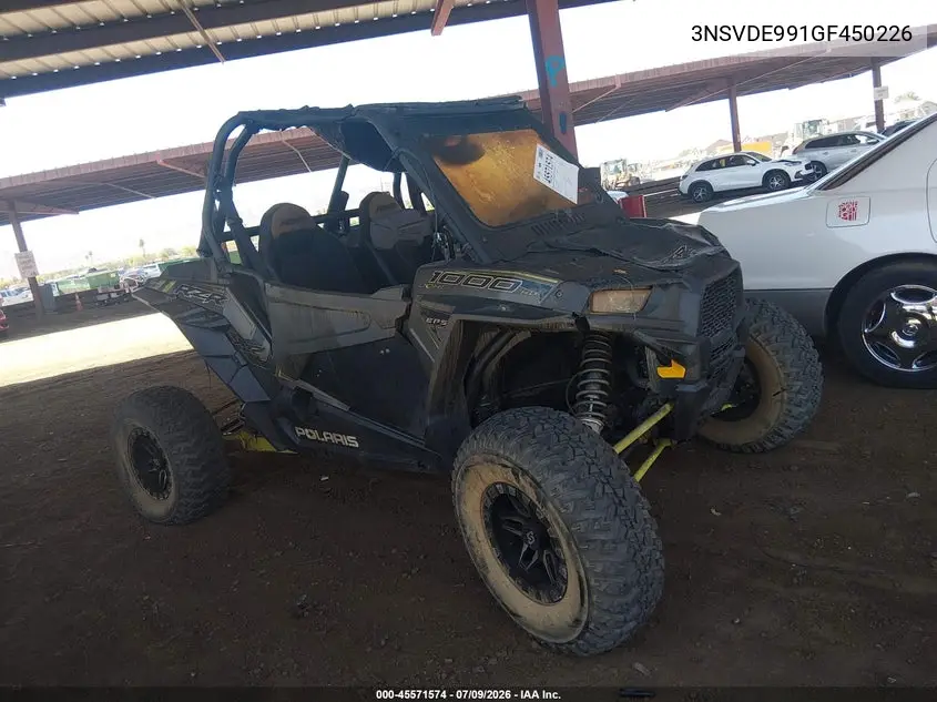 2016 Polaris Rzr Xp 1000 Eps VIN: 3NSVDE991GF450226 Lot: 45571574