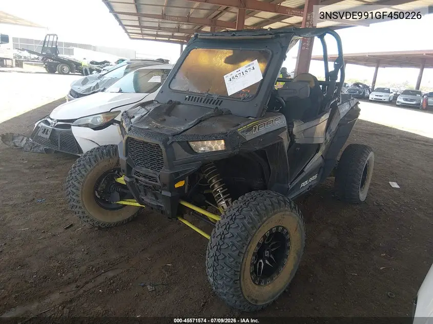 2016 Polaris Rzr Xp 1000 Eps VIN: 3NSVDE991GF450226 Lot: 45571574