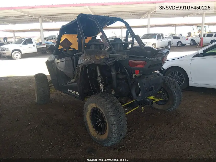 2016 Polaris Rzr Xp 1000 Eps VIN: 3NSVDE991GF450226 Lot: 45571574
