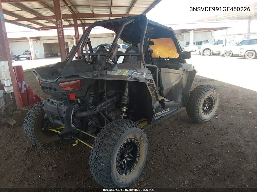 2016 Polaris Rzr Xp 1000 Eps VIN: 3NSVDE991GF450226 Lot: 45571574
