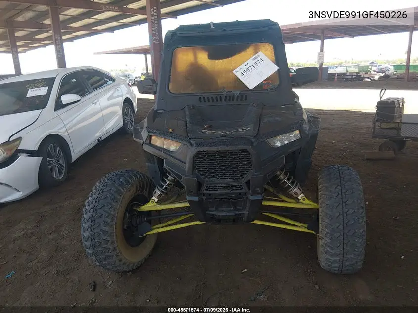 2016 Polaris Rzr Xp 1000 Eps VIN: 3NSVDE991GF450226 Lot: 45571574