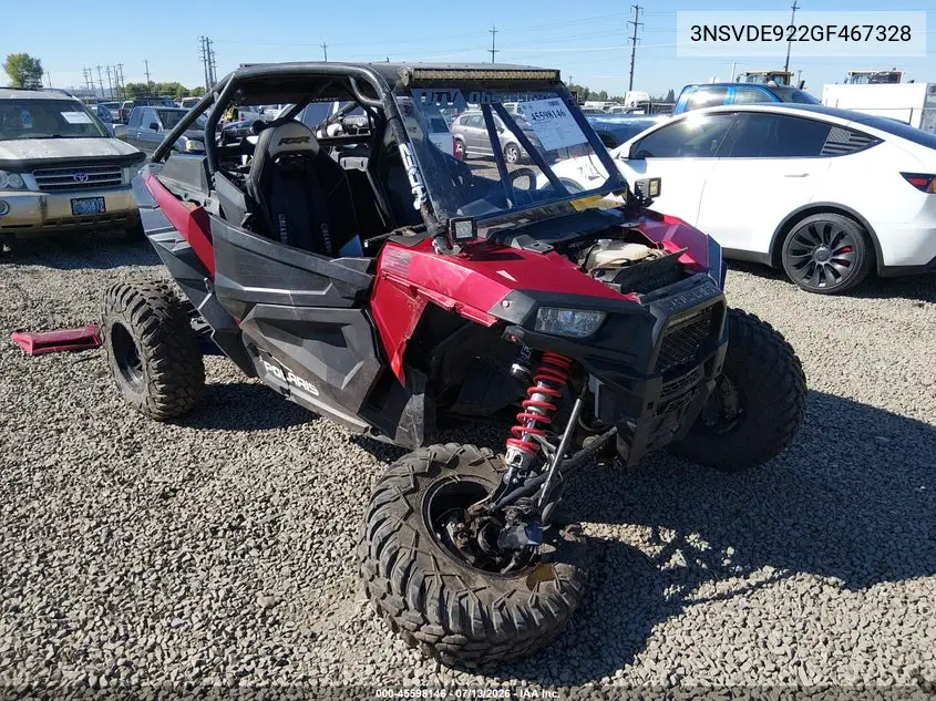 2016 Polaris Rzr Xp Turbo Eps VIN: 3NSVDE922GF467328 Lot: 45598146
