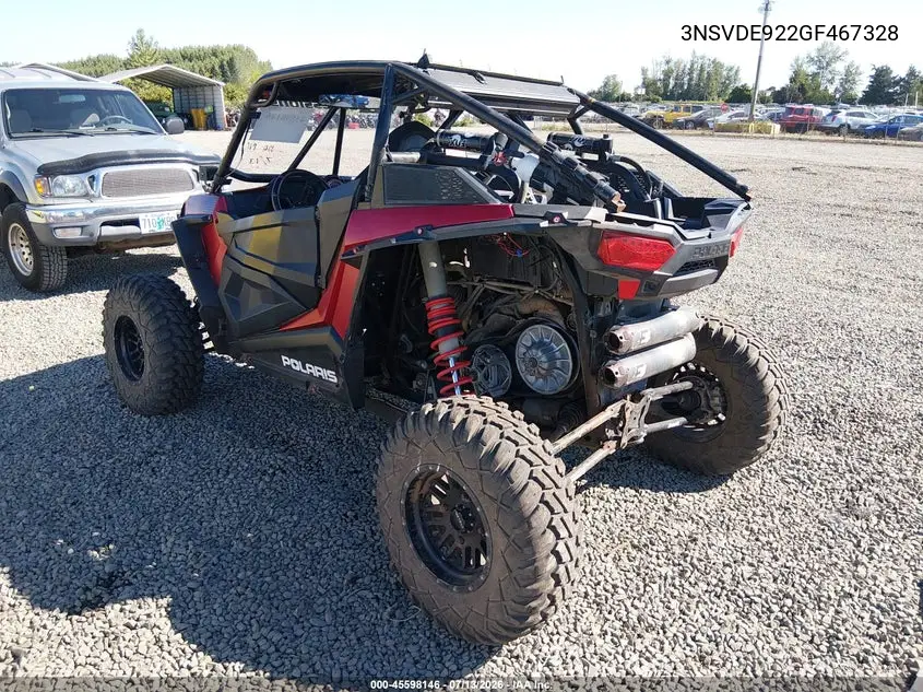 2016 Polaris Rzr Xp Turbo Eps VIN: 3NSVDE922GF467328 Lot: 45598146