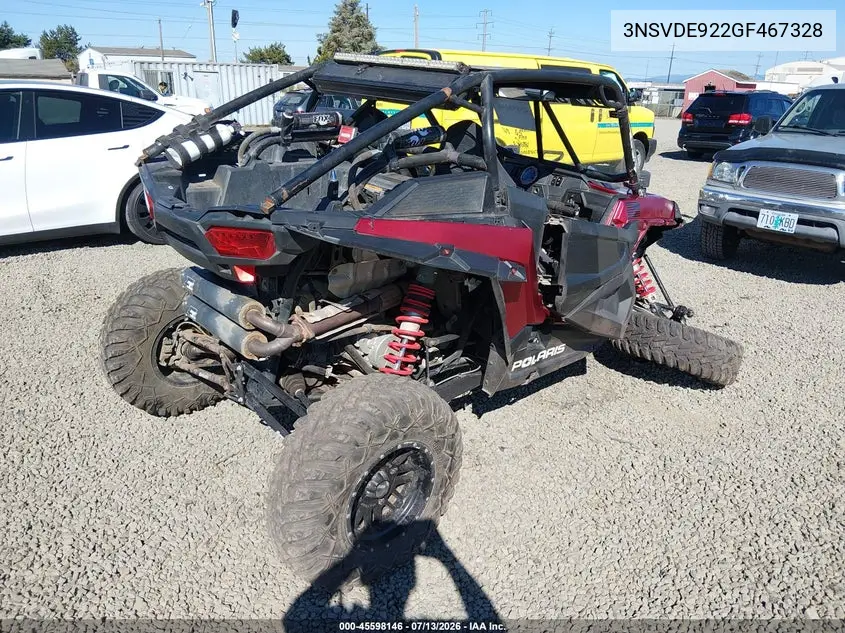 2016 Polaris Rzr Xp Turbo Eps VIN: 3NSVDE922GF467328 Lot: 45598146