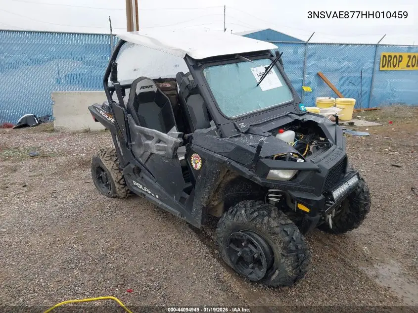 2017 Polaris Rzr 900 Eps VIN: 3NSVAE877HH010459 Lot: 44094949