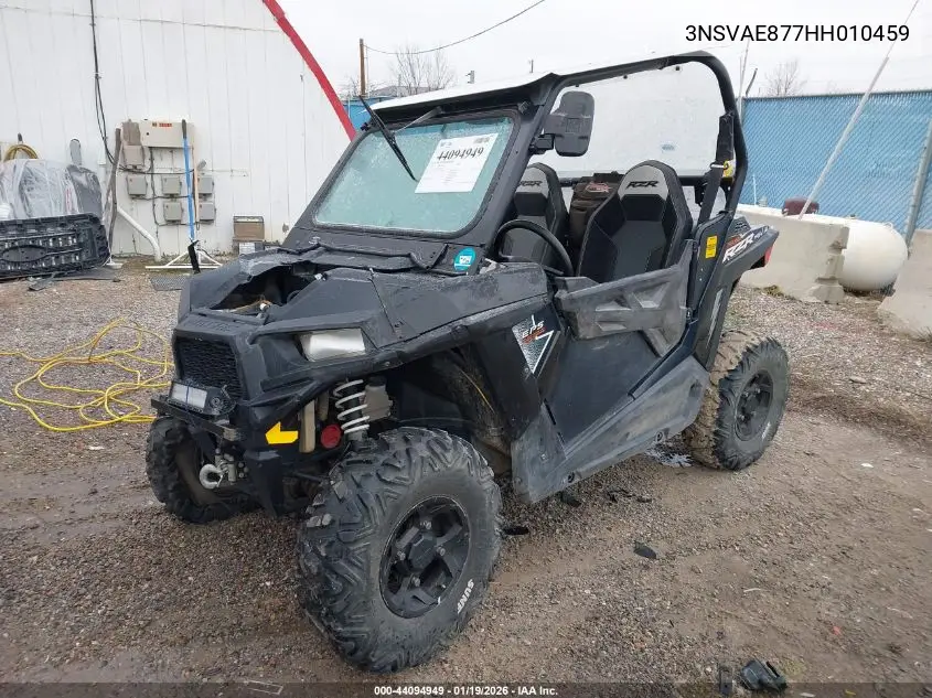 2017 Polaris Rzr 900 Eps VIN: 3NSVAE877HH010459 Lot: 44094949