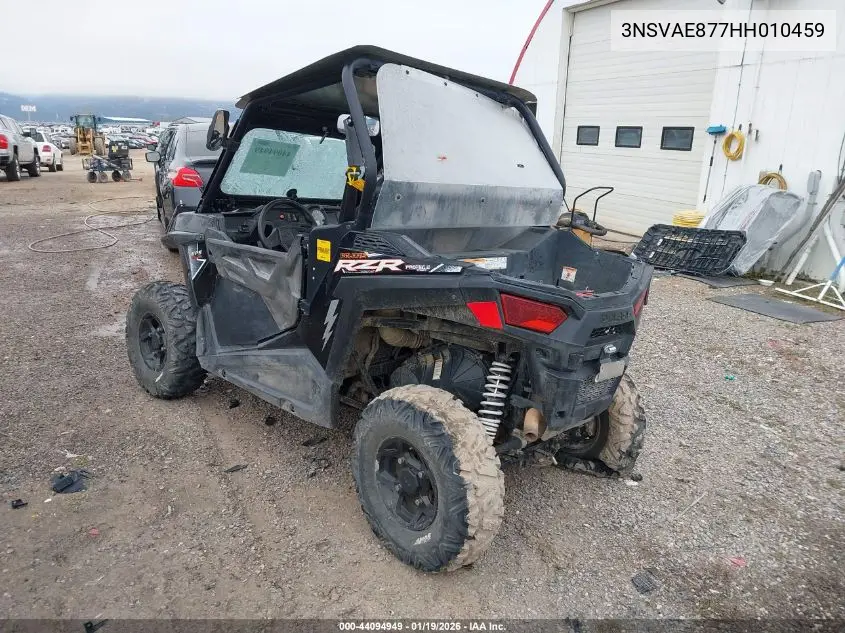 2017 Polaris Rzr 900 Eps VIN: 3NSVAE877HH010459 Lot: 44094949