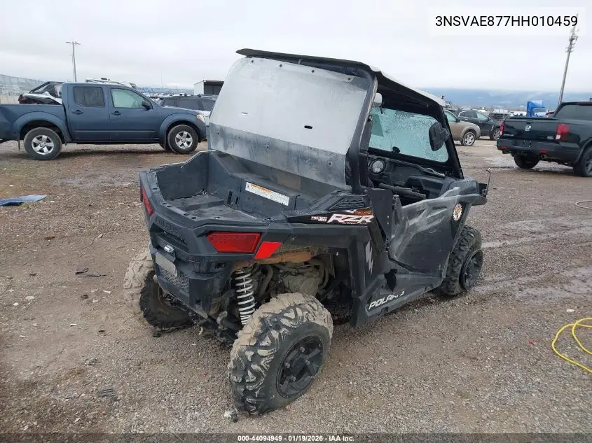 2017 Polaris Rzr 900 Eps VIN: 3NSVAE877HH010459 Lot: 44094949
