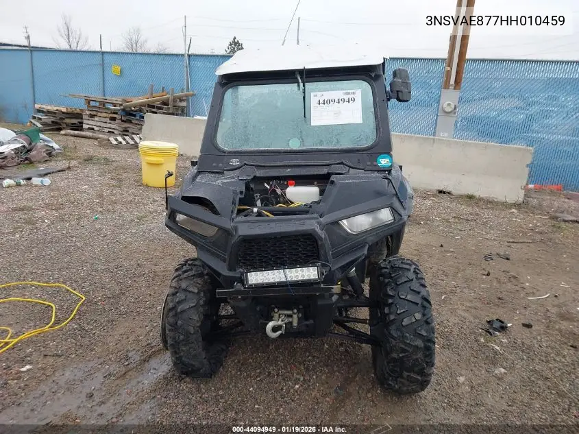 2017 Polaris Rzr 900 Eps VIN: 3NSVAE877HH010459 Lot: 44094949