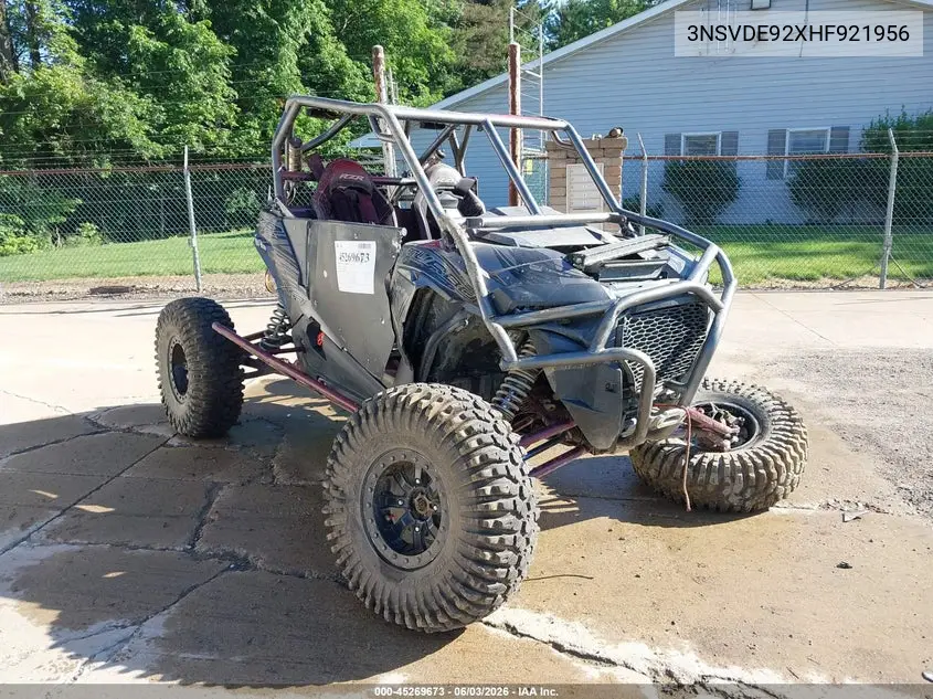 2017 Polaris Rzr Xp Turbo Eps VIN: 3NSVDE92XHF921956 Lot: 45269673