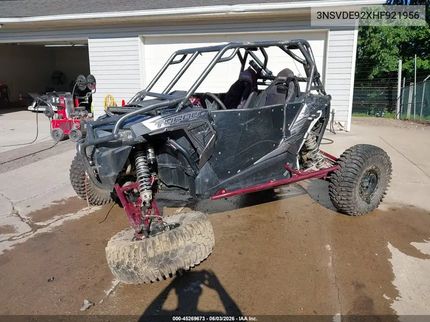 2017 Polaris Rzr Xp Turbo Eps VIN: 3NSVDE92XHF921956 Lot: 45269673