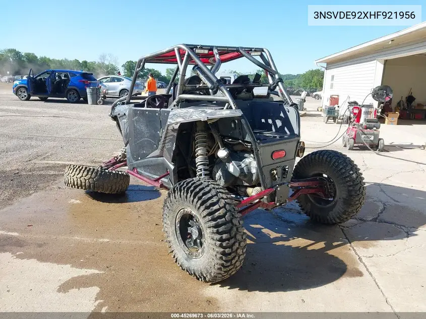 2017 Polaris Rzr Xp Turbo Eps VIN: 3NSVDE92XHF921956 Lot: 45269673